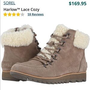 Like-new Sorel Harlow boots